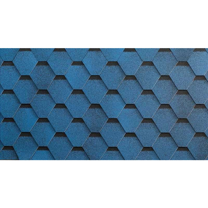 Гибкая черепица однослойная Технониколь Шинглас Комфорт Сальса Жимолость